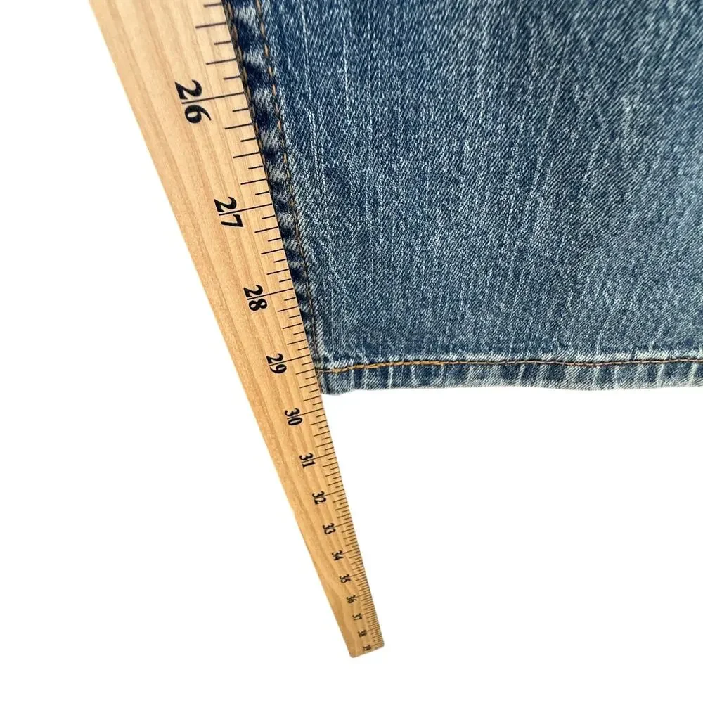 Levis 569 Jeans Mens 36x30 Measures 40x30 Medium Wash Blue Stretch